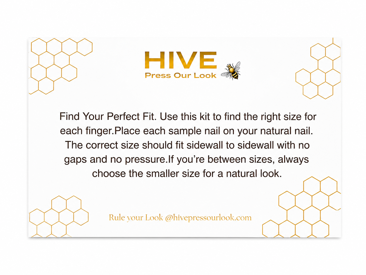Hive Sizing Kit 🐝